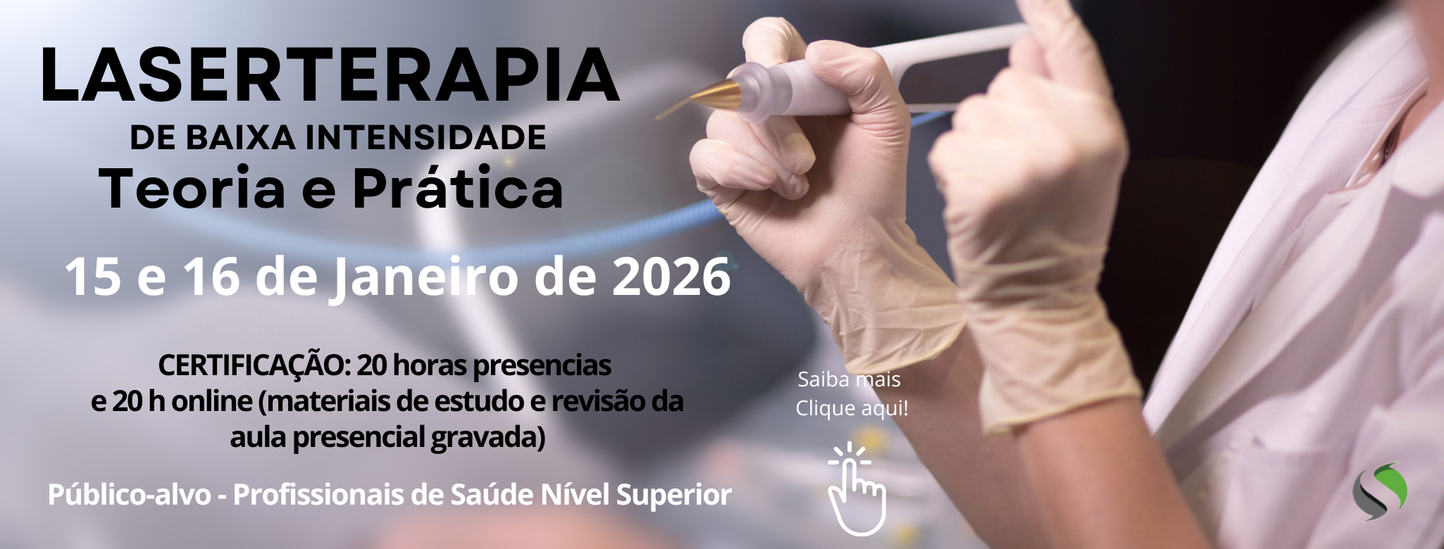 CURSO DE LASERTERAPIA DE BAIXA INTENSIDADE